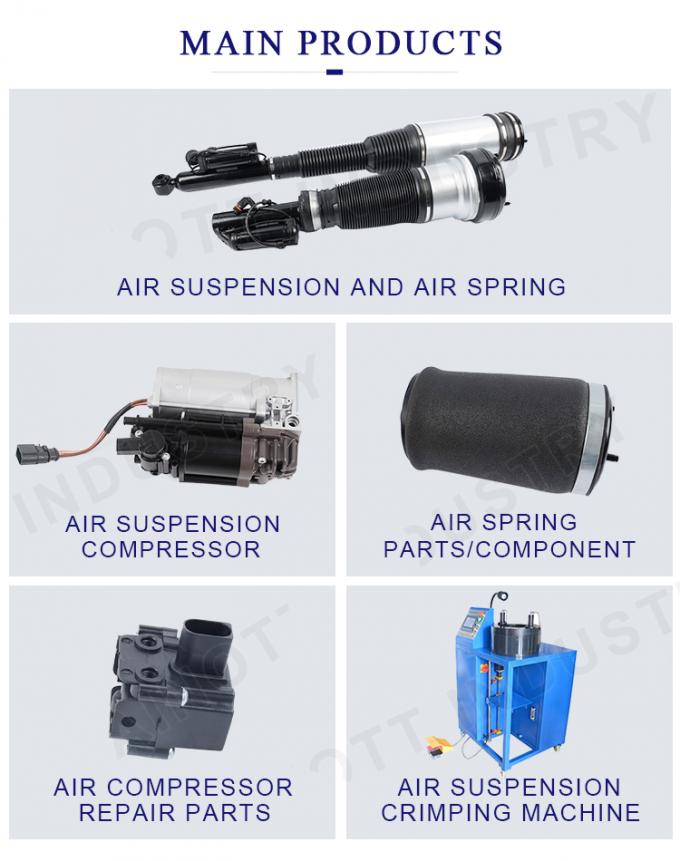 Pegas udara memproduksi pegas karet udara depan untuk W166 ML-Class air suspension bag 1663202513 1663202613 1663201313